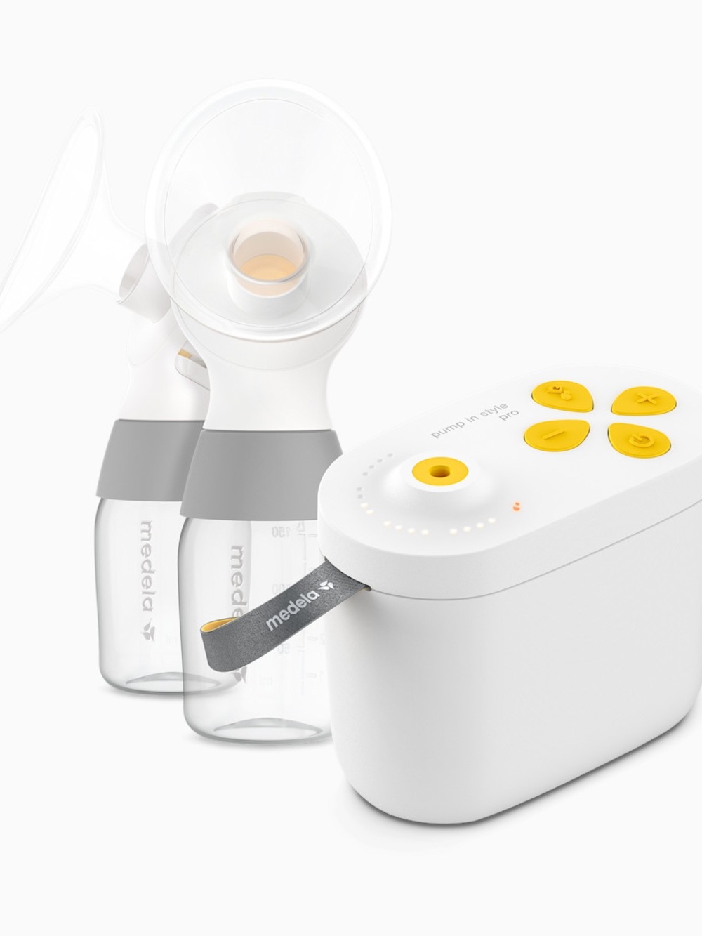 In Style Pro Medela White & Yellow Double